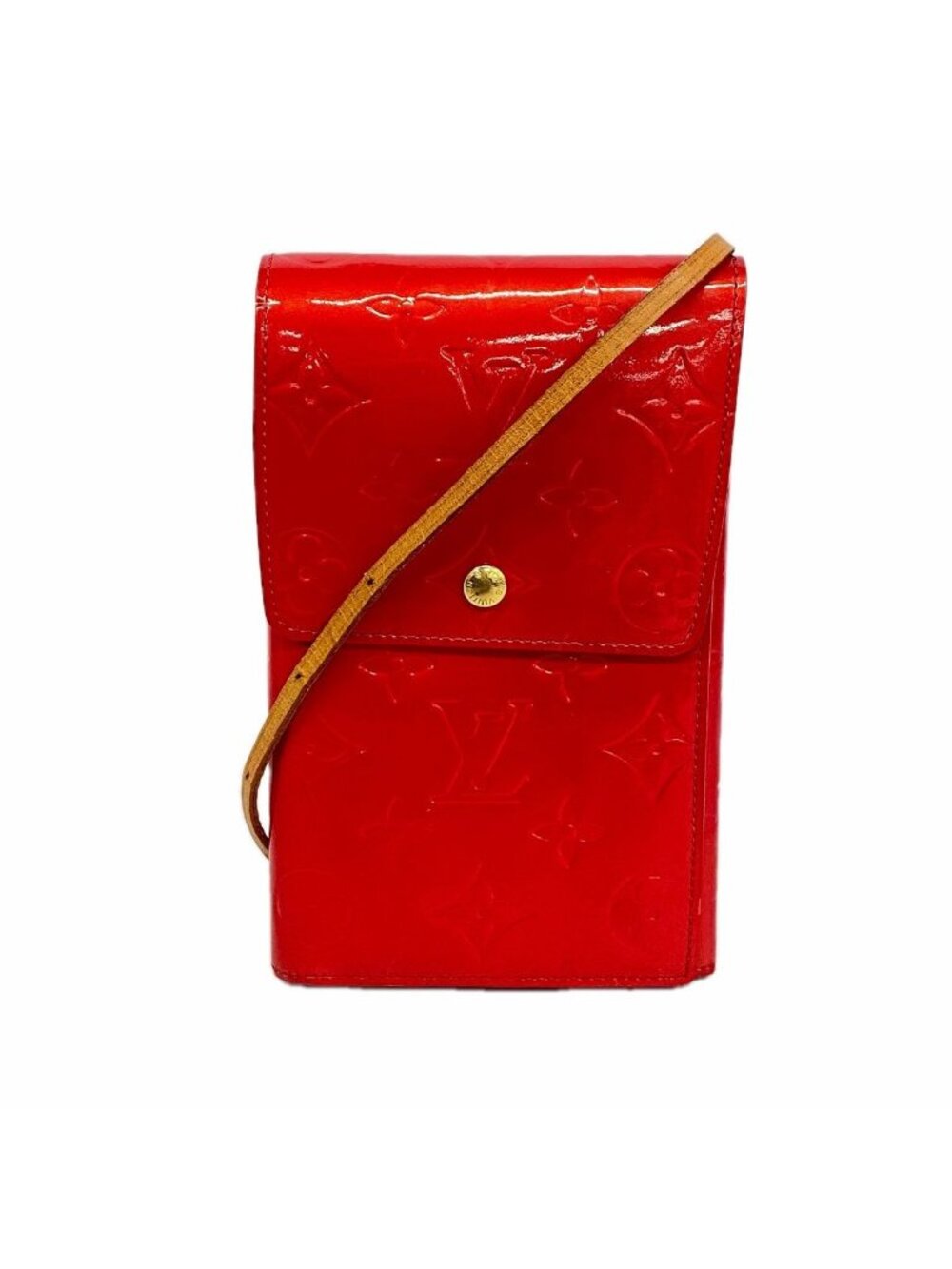 Louis Vuitton Shoulder Bag Vernis Walker Rouge